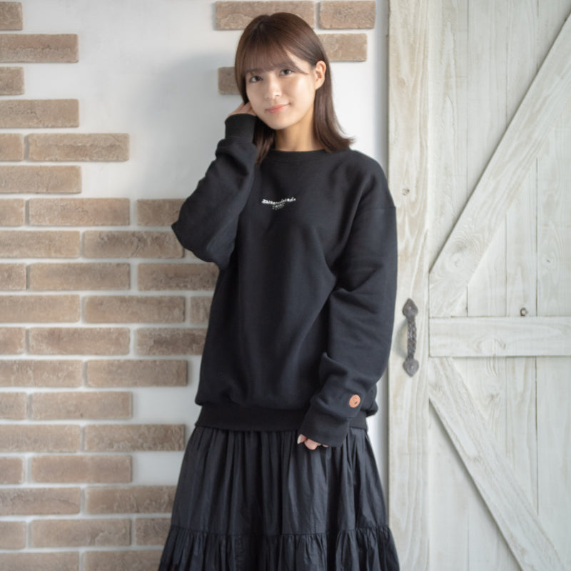 Nana Oda's sweatshirt that makes you feel great just by being alive (black)