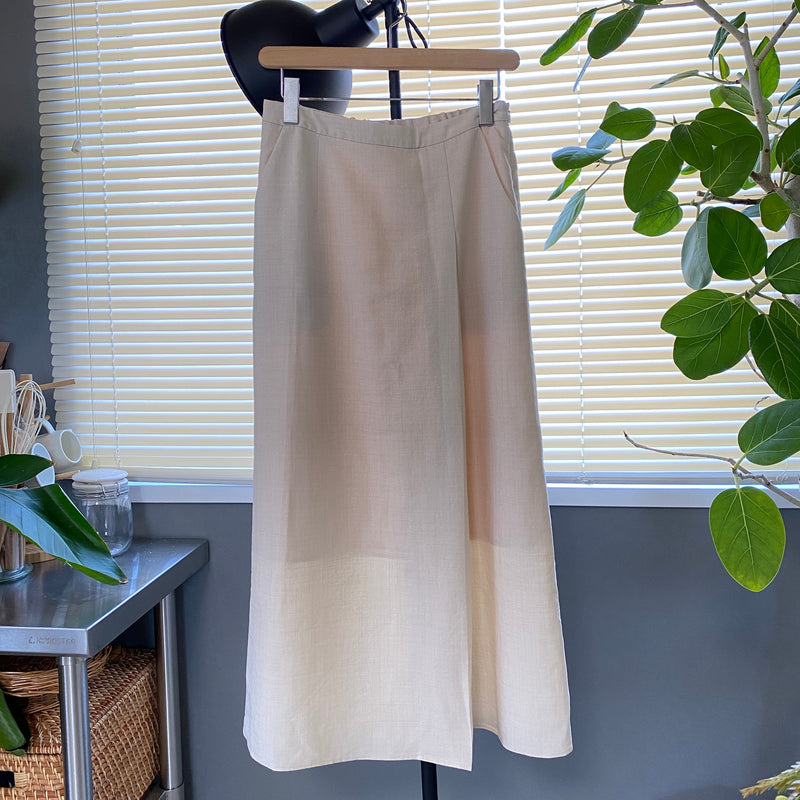Miyu linen long skirt