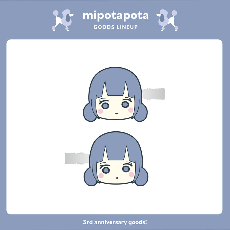 Mipo-chan stays in your bangs clip