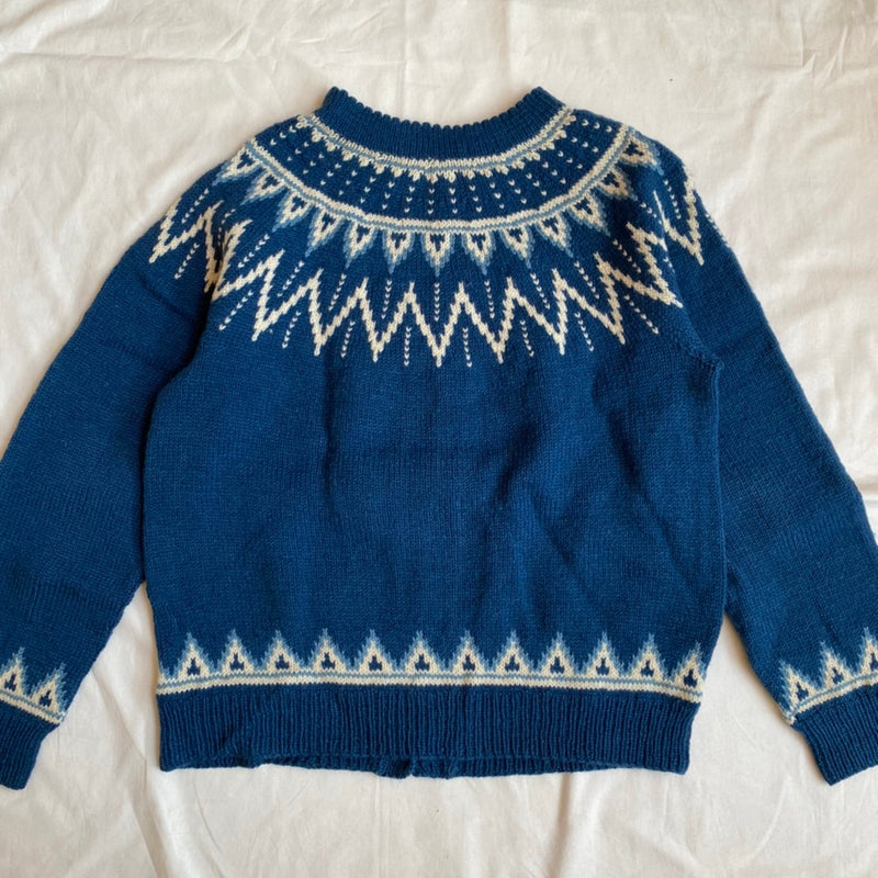 [Kimura Seinan] Used clothing Nordic pattern knit