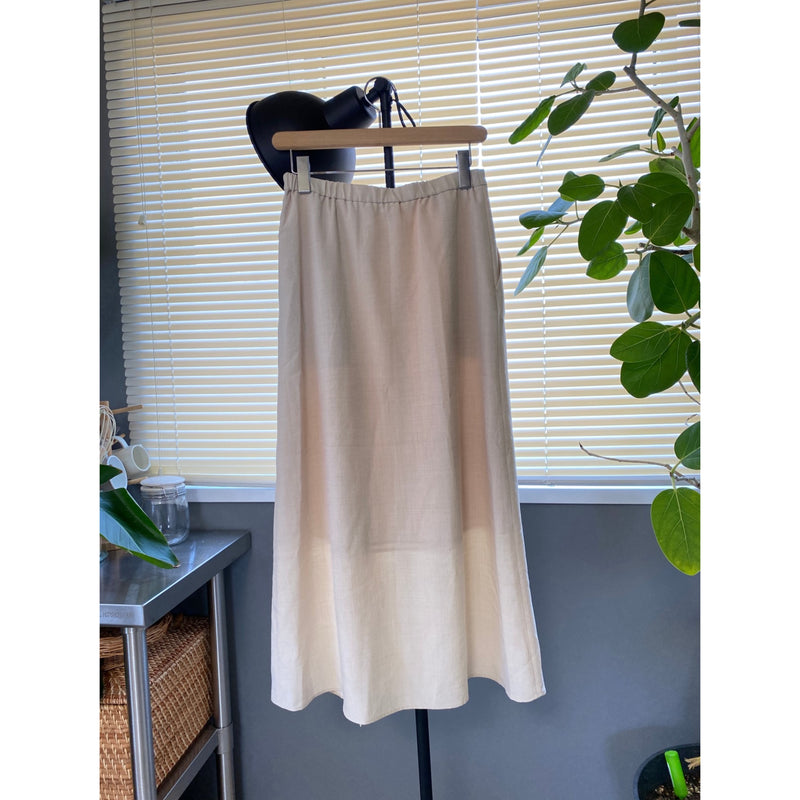 Miyu linen long skirt