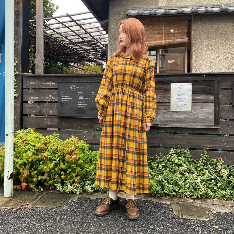[Kimura Seinan] Plaid dress