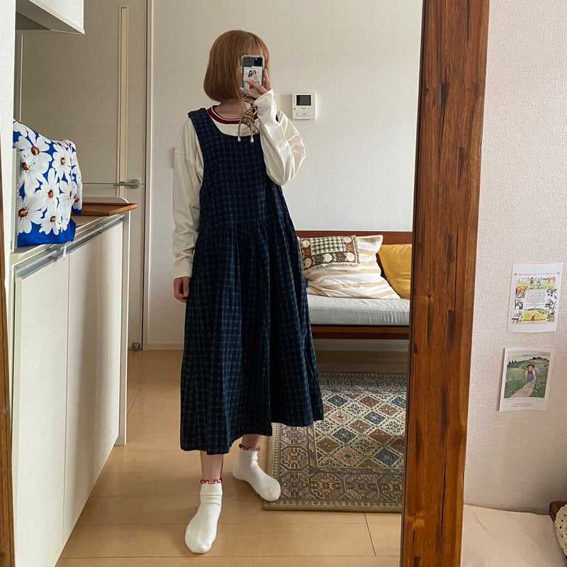 Kimura Seinan plaid jumper skirt (used clothes)