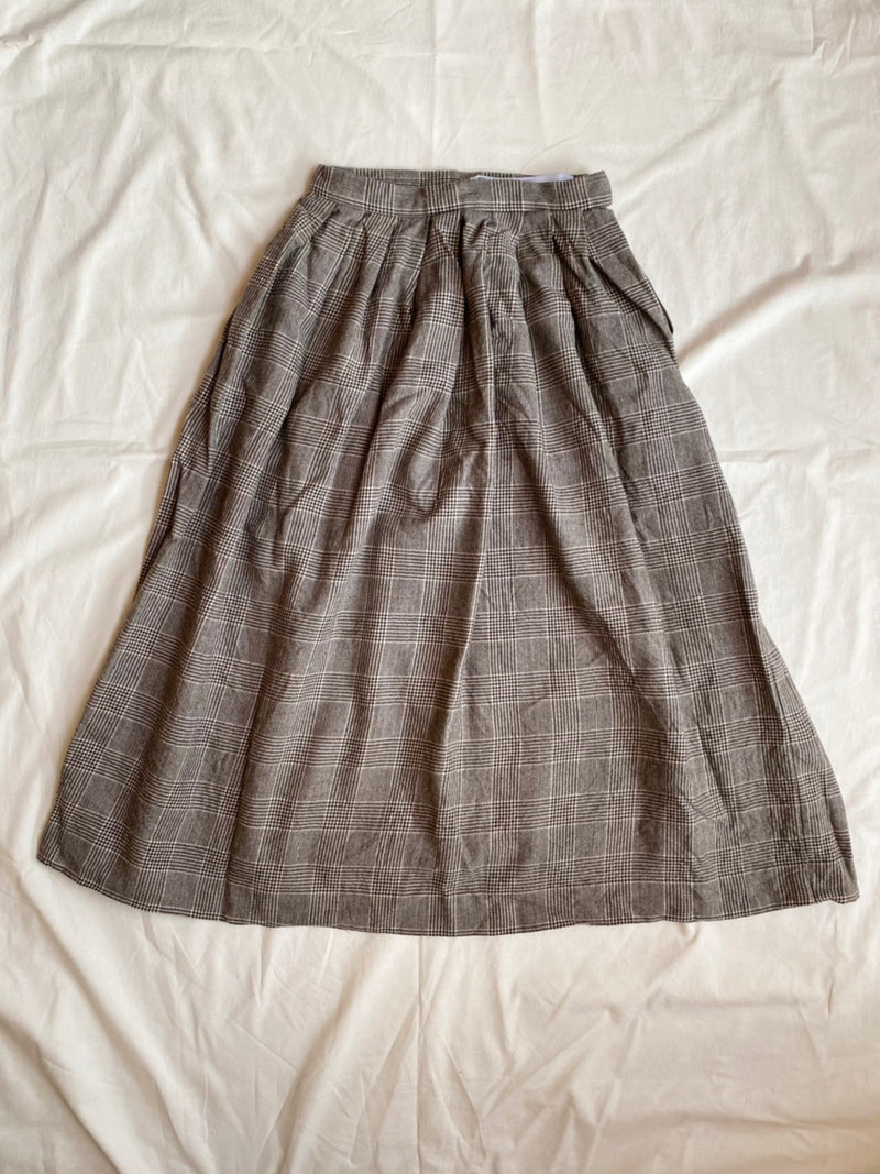 [Kimura Seinan] Old clothes Glen check skirt