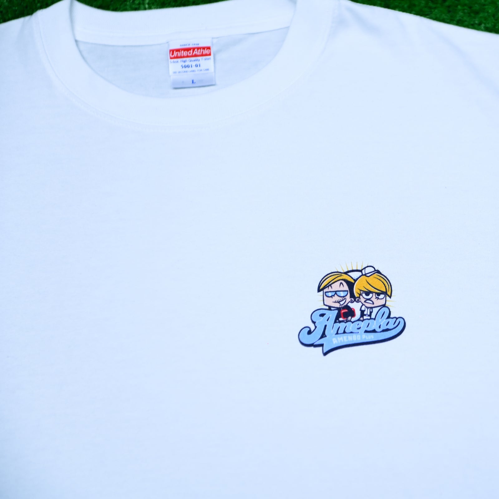 あめんぼプラスのお醤油ちゃんチロりTシャツ あめんぼぷらす – GROVE STORE